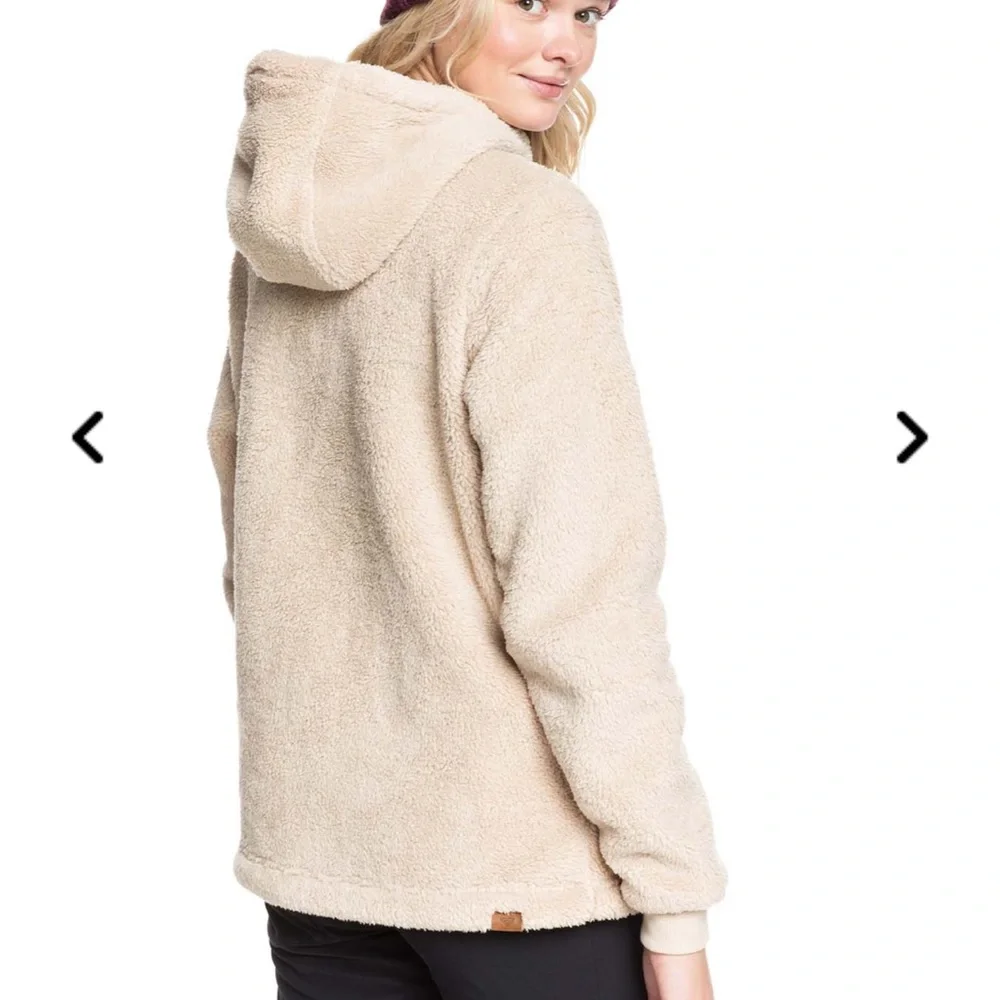 ✨ ROXY PLUMA SHERPA HOODIE SWEATER ✨ - Picture 3 of 14